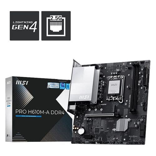 Mother Msi Pro H610m-a Ddr4 S1700