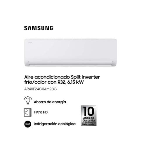 Aire Acondicionado Samsung 5289Frig (6150W) AR40F24C0AM2BG Frío/Calor Inverter