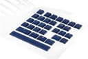 Ducky Rubber Keycap 31 Keys Rubber Seamless Double Shot Navy Blue Color thumbnail
