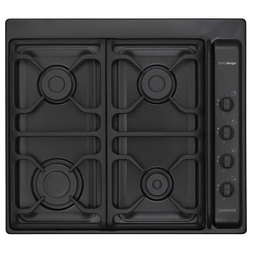 Anafe a Gas 60CM 4H Longvie A6600G/GF Grafito