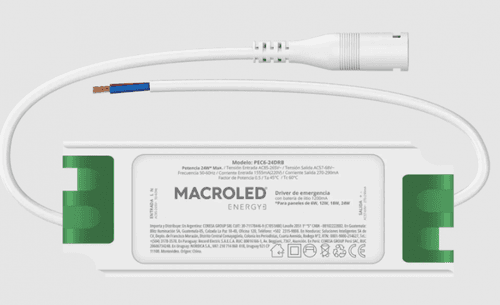 Driver De Emergencia 6w, 12w, 18w, 24w Macroled Ac180-265v
