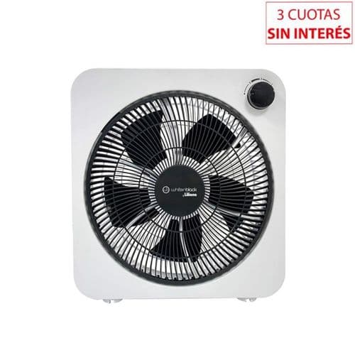 Turboventilador 12" Whitenblack WBTWB12 Blanco