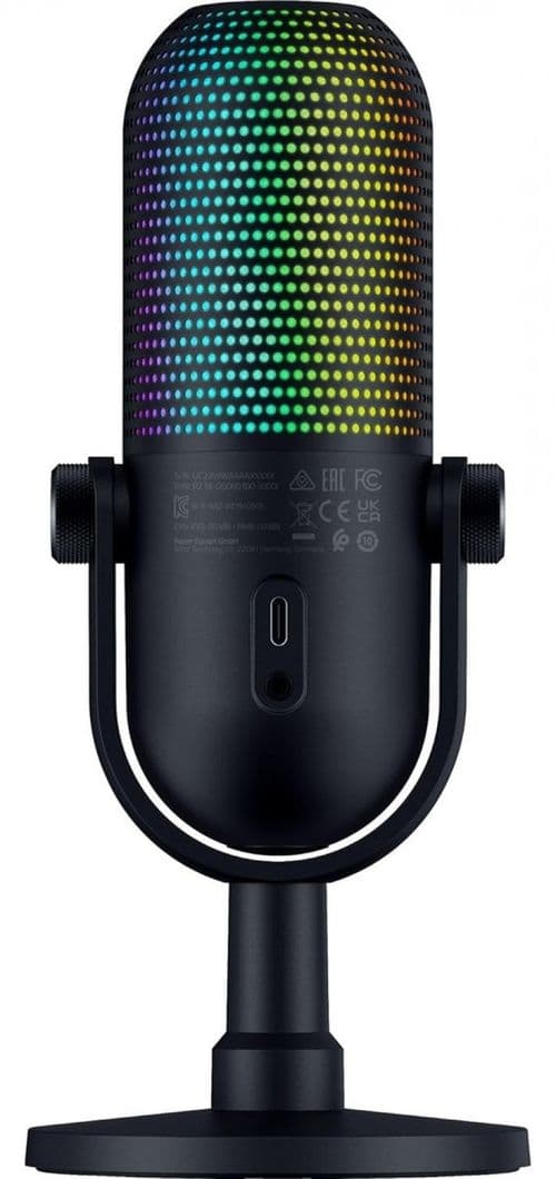Microfono Razer Seiren V3 Chroma Black Rgb Usb-c