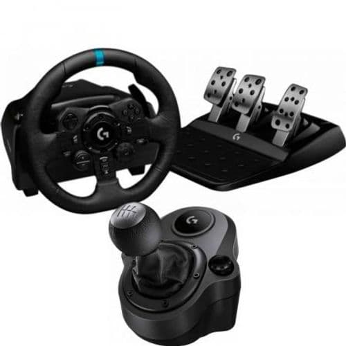 Volante Logitech G923 Trueforce Racing PC/PS4/PS5 + Palanca Volante Logitech G923 Trueforce Racing PC/PS4/PS5 + Palanca