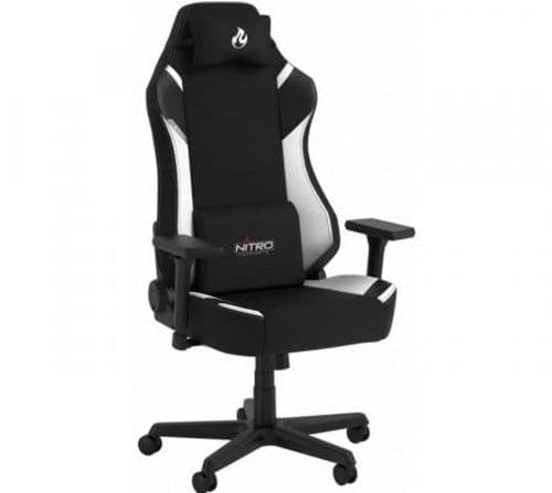 Silla Gamer Nitro Concepts X1000 - Negro/Blanco (Peso MAX. 135kg) Silla Gamer Nitro Concepts X1000 - Negro/Blanco (Peso MAX. 135kg)