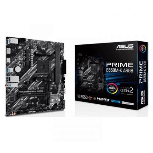 Mother ASUS PRIME B550M-K ARGB DDR4 Mother ASUS PRIME B550M-K ARGB DDR4