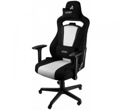 Silla Gamer Nitro Concepts E250 - Negro/Blanco (Peso MAX. 150kg) Silla Gamer Nitro Concepts E250 - Negro/Blanco (Peso MAX. 150kg)