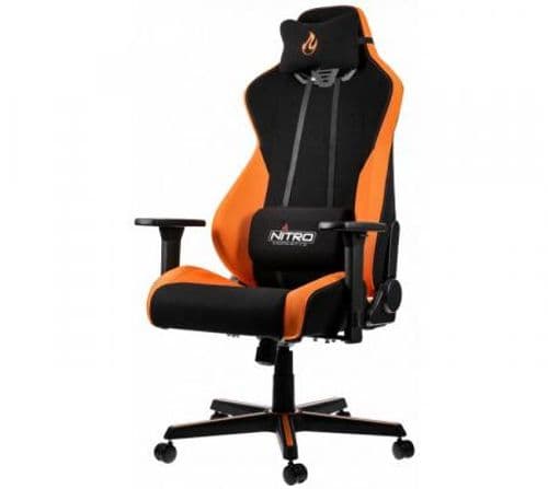 Silla Gamer Nitro Concepts S300 - Negro/Naranja (Peso MAX. 135kg) Silla Gamer Nitro Concepts S300 - Negro/Naranja (Peso MAX. 135kg)