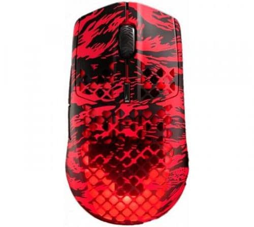 Mouse Steel Series Aerox 3 Wireless 2.4Ghz Bluetooth 5.0 Ultra-Fast Faze Clan RGB Black/Red 68g 200hs Mouse Steel Series Aerox 3 Wireless 2.4Ghz Bluetooth 5.0 Ultra-Fast Faze Clan RGB Black/Red 68g 200hs