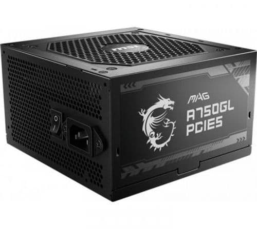 Fuente MSI 750W 80 Plus Gold Full Modular PCIe 5.0 ATX 3.0 MAG A750GL Fuente MSI 750W 80 Plus Gold Full Modular PCIe 5.0 ATX 3.0 MAG A750GL