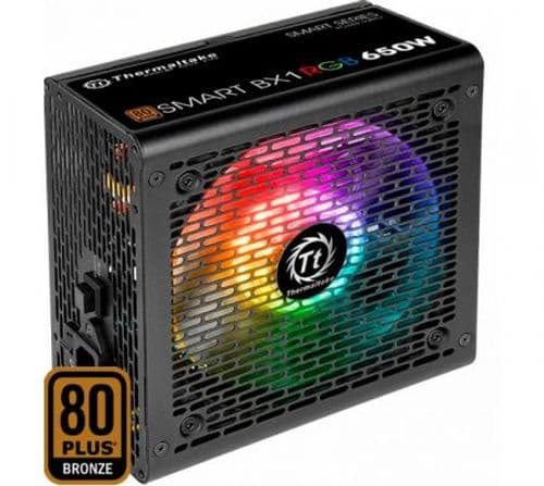 Fuente Thermaltake Smart BX1 650W RGB 80 Plus Bronze Fuente Thermaltake Smart BX1 650W RGB 80 Plus Bronze