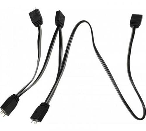 Cable Splitter ID-Cooling 1 a 4 ARGB 3 Pines 5V Cable Splitter ID-Cooling 1 a 4 ARGB 3 Pines 5V