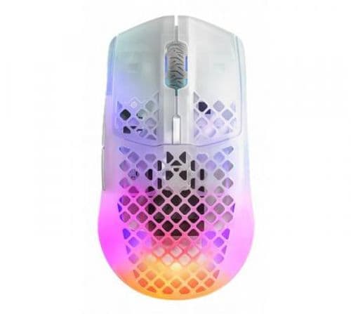 Mouse SteelSeries Aerox 3 Onyx Ghost Wireless 2.4Ghz Bluetooth Ultra LightWeight Sensor TrueMove Air RGB 68g 200Hs Mouse SteelSeries Aerox 3 Onyx Ghost Wireless 2.4Ghz Bluetooth Ultra LightWeight Sensor TrueMove Air RGB 68g 200Hs