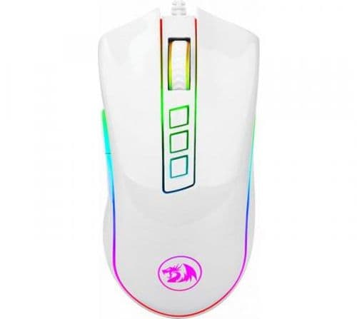 Mouse Redragon Cobra M711-W White RGB 10.000 DPI Mouse Redragon Cobra M711-W White RGB 10.000 DPI