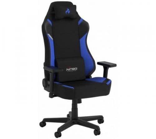 Silla Gamer Nitro Concepts X1000 - Negro/Azul (Peso MAX. 135kg) Silla Gamer Nitro Concepts X1000 - Negro/Azul (Peso MAX. 135kg)