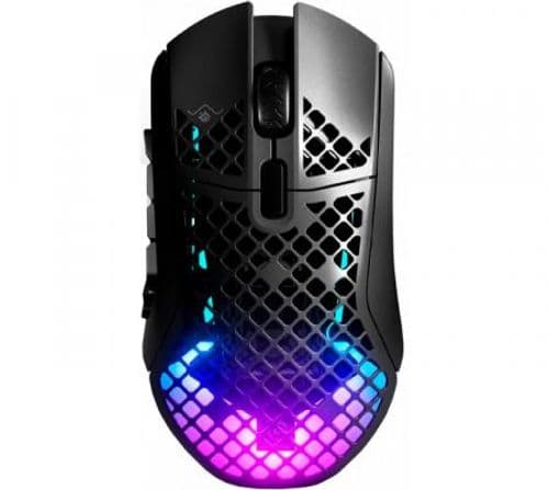 Mouse SteelSeries Aerox 9 MOBA/MMO Wireless 2.4Ghz Bluetooth Ultra LightWeight AquaBarrier IP54 Sensor TrueMove Air RGB 89g 180Hs Mouse SteelSeries Aerox 9 MOBA/MMO Wireless 2.4Ghz Bluetooth Ultra LightWeight AquaBarrier IP54 Sensor TrueMove Air RGB 89g 180Hs