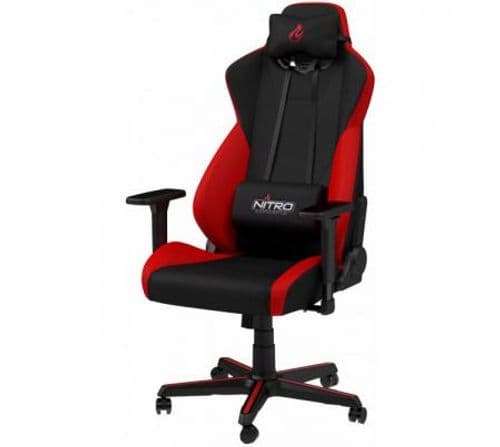 Silla Gamer Nitro Concepts S300 - Negro/Rojo (Peso MAX. 135kg) Silla Gamer Nitro Concepts S300 - Negro/Rojo (Peso MAX. 135kg)