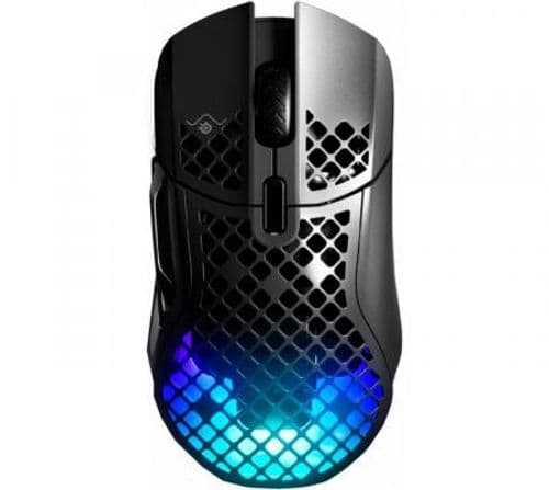 Mouse SteelSeries Aerox 5 Wireless 2.4Ghz Bluetooth Ultra LightWeight AquaBarrier IP54 Sensor TrueMove Air RGB 74g 180Hs Mouse SteelSeries Aerox 5 Wireless 2.4Ghz Bluetooth Ultra LightWeight AquaBarrier IP54 Sensor TrueMove Air RGB 74g 180Hs