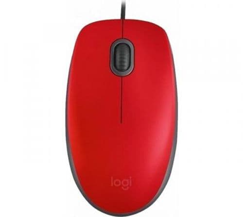 Mouse Logitech M110S Red USB Mouse Logitech M110S Red USB