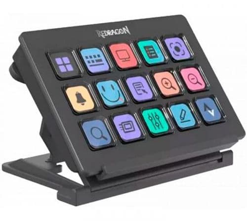 Stream Deck Redragon StreamCracft SS-550 15 Botones Programables Stream Deck Redragon StreamCracft SS-550 15 Botones Programables