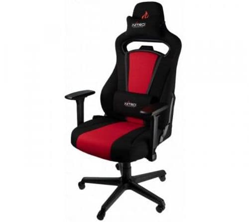 Silla Gamer Nitro Concepts E250 - Negro/Rojo (Peso MAX. 150kg) Silla Gamer Nitro Concepts E250 - Negro/Rojo (Peso MAX. 150kg)