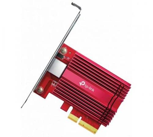 Placa de Red Tp-Link TX401 Pcie Red 10 Gigabit Placa de Red Tp-Link TX401 Pcie Red 10 Gigabit