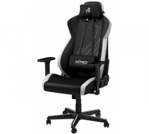 Silla Gamer Nitro Concepts S300 EX - Blanco Radiante (Peso MAX. 135kg) Silla Gamer Nitro Concepts S300 EX - Blanco Radiante (Peso MAX. 135kg)